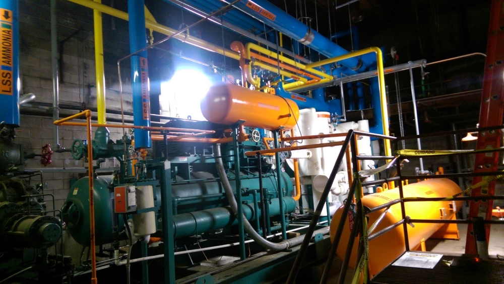 Ammonia Chiller in Industrial Refrigeration System