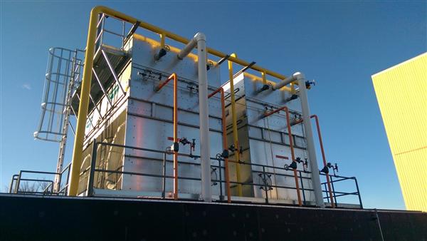 A custom designed and installed refrigeration system by DDRef Industrial Cold Storage Condenser Piping