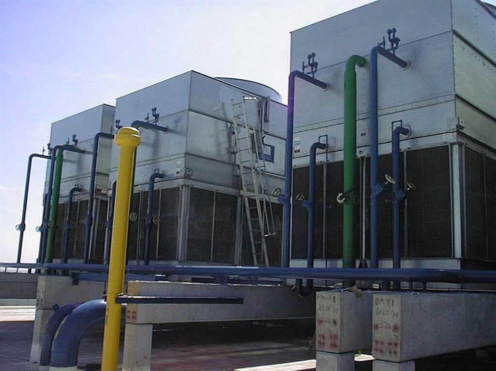 Condenser and Piping for Industrial Refrigeration