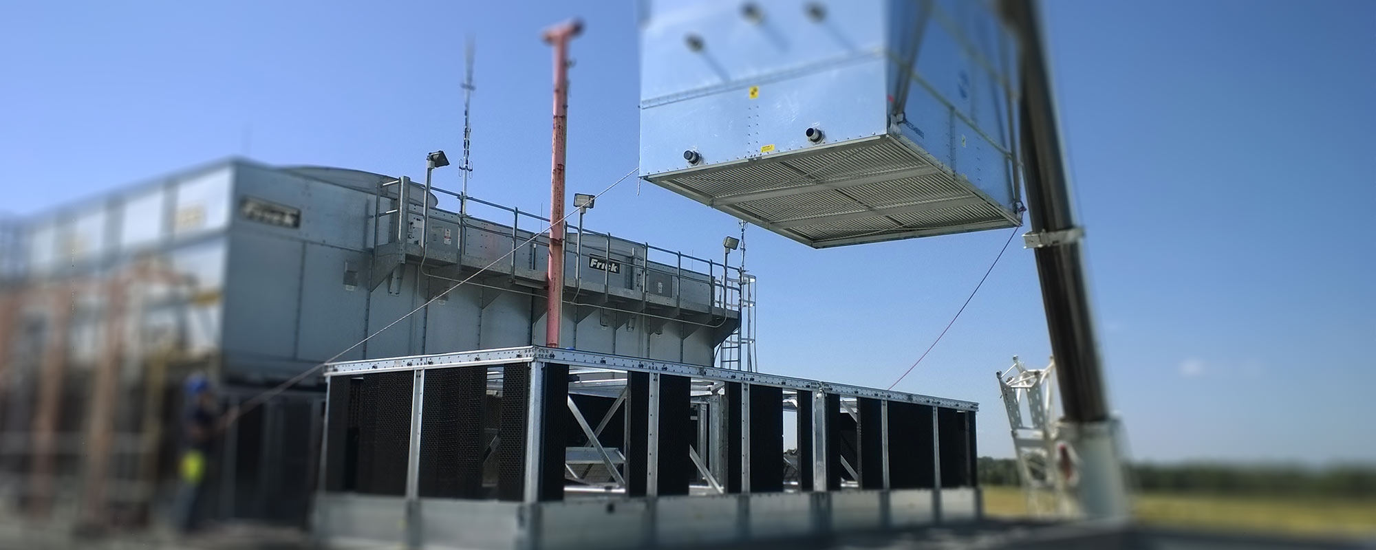 Installation of industrial refrigeration system